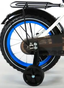 Bicicleta Volare pentru baieti 14 inch Thombike Alb cu Albastru