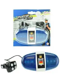Lumina si sirena pentru bicicleta Politie Toi-Toys TT55008A
