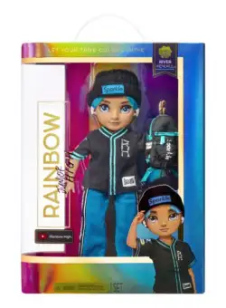 Papusa Rainbow Surprise, High Junior Doll, Series 2, River, 582991