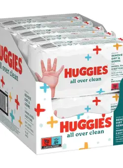 Servetele umede pentru bebelusi Huggies, All over clean, 56 x 10, 560 buc