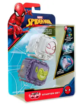 Set 2 figurine de lupta Battle Cubes Spiderman, Gwen vs Green Goblin