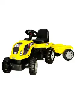 Tractor electric cu remorca Micromax MMX Yellow