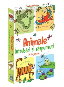 Animale - Intrebari si Raspunsuri - 50 de jetoane, Editura DPH