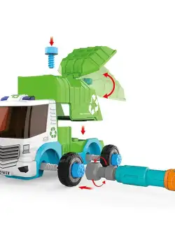 Camion de gunoi cu telecomanda de asamblat Ocie Assembly City