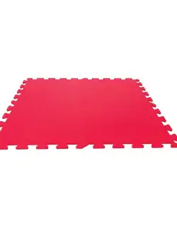 Covoras puzzle din spuma Poly play Mat 50x50 cm Red