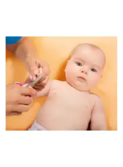 Forfecuta BabyJem pentru bebelusi cu suport protectie Pink