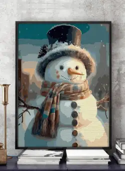 Frosty the snowman - Pictură pe numere