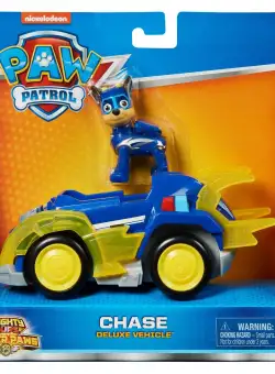 Masinuta cu figurina Paw Patrol, Deluxe, Chase, 20127440