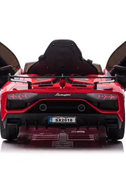 Masinuta electrica Lamborghini Aventador SVJ SX2018 rosu