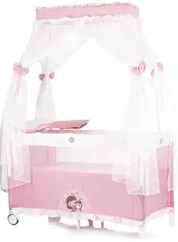 Patut pliabil Chipolino Palace Princess pink