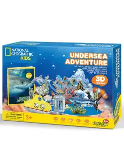 Puzzle 3d Cubic Fun National Geographic Aventura Subacvatica 63 piese