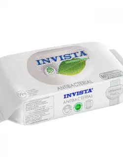 Set 60 servetele umede antibacteriene biodegradabile Invista IV3197