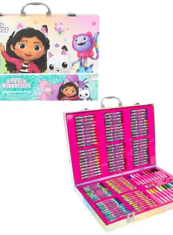 Set de colorat in trusa, Gabbys Dollhouse, 137 piese