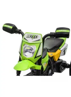 Tricicleta tip motocicleta electrica pentru copii M4 R-Sport verde